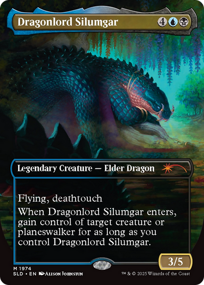 Dragonlord Silumgar // Dragonlord Silumgar [SLD-1974]  (Borderless) Foil