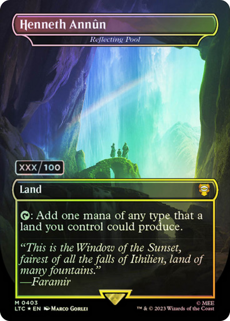 {R} Henneth Annun - Reflecting Pool (Serialized) [The Lord of the Rings: Tales of Middle-Earth Commander][SR LTC 403]
