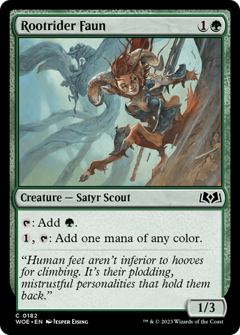 {@C} Rootrider Faun [Wilds of Eldraine][WOE 182]
