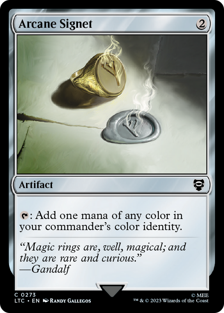 {C} Arcane Signet [The Lord of the Rings: Tales of Middle-Earth Commander][LTC 273]