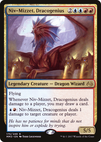 {R} Niv-Mizzet, Dracogenius [Modern Masters 2017][MM3 175]