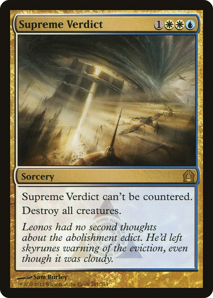 {R} Supreme Verdict [Return to Ravnica][RTR 201] - Misty Mountain Games