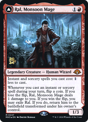 {R} Ral, Monsoon Mage [Modern Horizons 3 Prerelese Promos][PR PMH3 247]