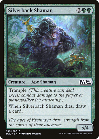 {C} Silverback Shaman [Core Set 2020][M20 195]