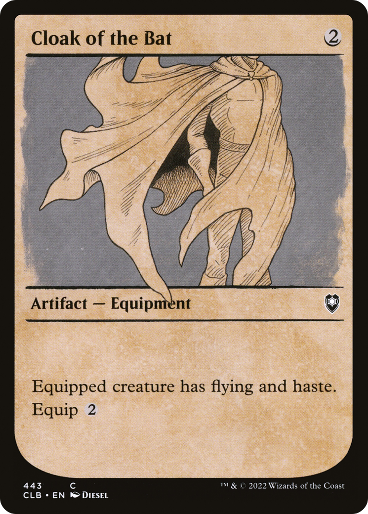 {C} Cloak of the Bat (Showcase) [Commander Legends: Battle for Baldur's Gate][CLB 443]