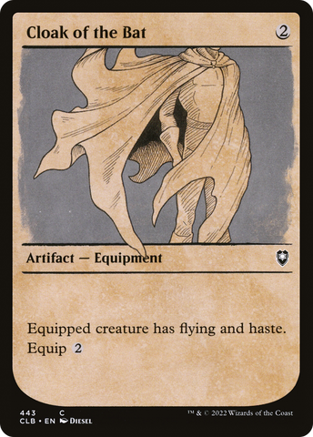 {C} Cloak of the Bat (Showcase) [Commander Legends: Battle for Baldur's Gate][CLB 443]