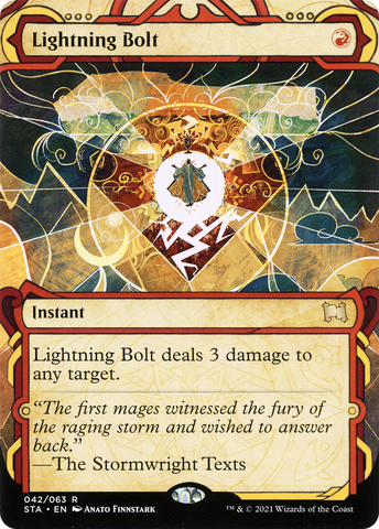 {R} Lightning Bolt [Strixhaven: School of Mages Mystical Archive][STA 042]