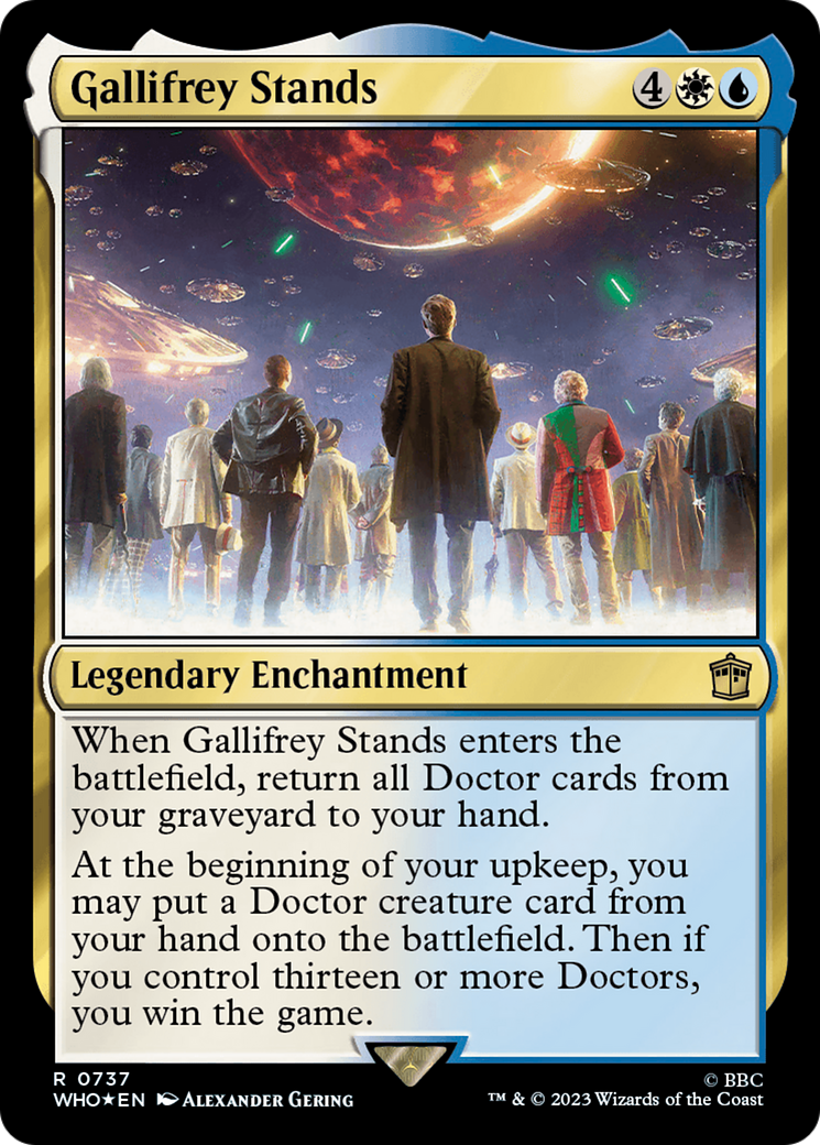 {R} Gallifrey Stands (Surge Foil) [Doctor Who][WHO 737]