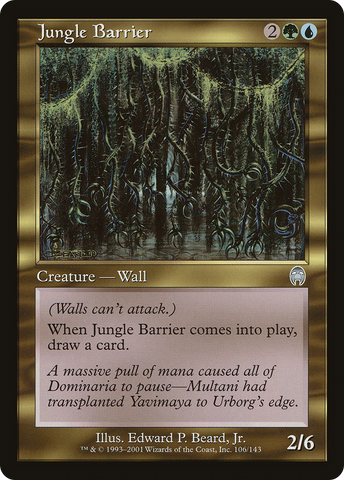 {C} Jungle Barrier [Apocalypse][APC 106]
