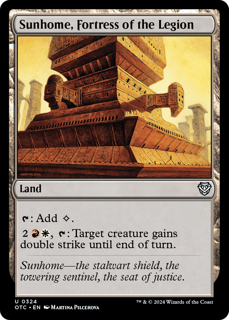 {C} Sunhome, Fortress of the Legion [Outlaws of Thunder Junction Commander][OTC 324]