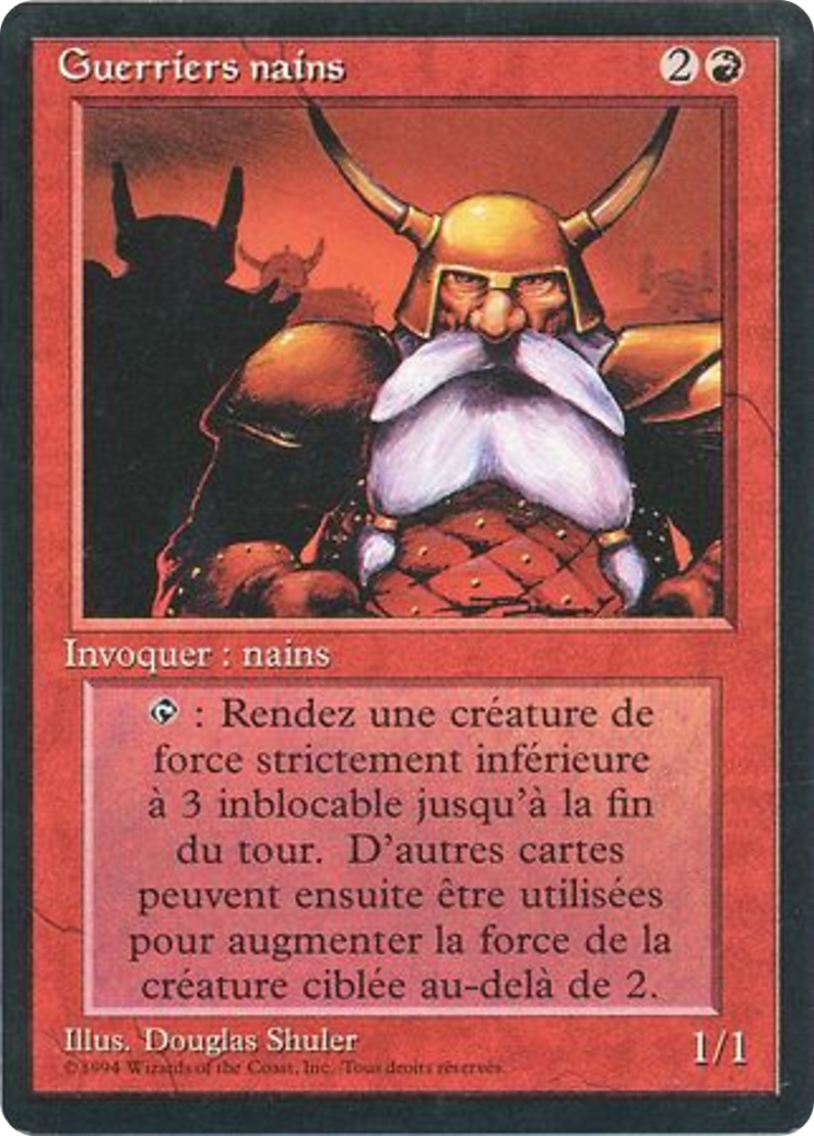 {F} Dwarven Warriors [Foreign Black Border][FBB 3ED 144]