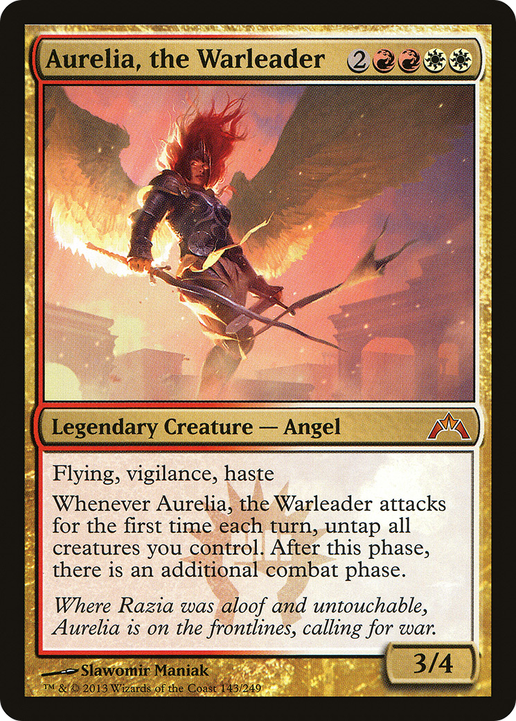 {R} Aurelia, the Warleader [Gatecrash][GTC 143]