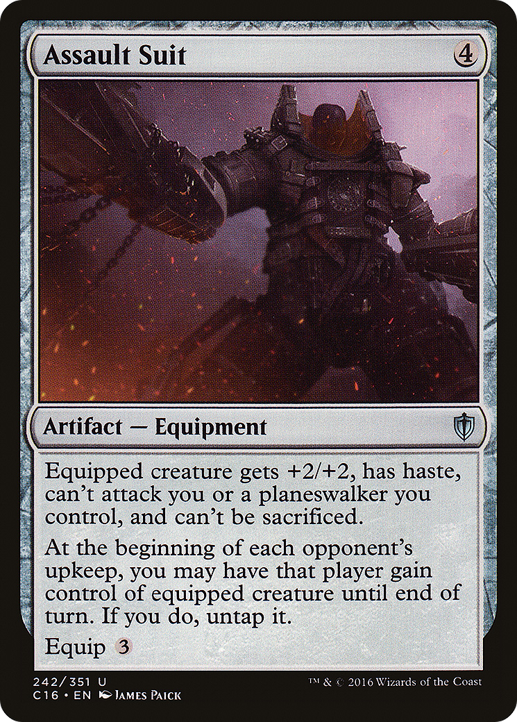 {C} Assault Suit [Commander 2016][C16 242]
