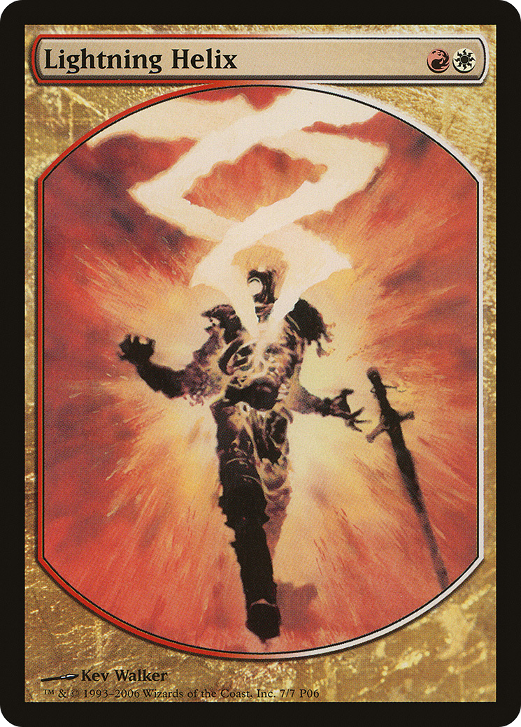 {R} Lightning Helix [Magic Player Rewards 2006][PA P06 007] - Misty Mountain Games