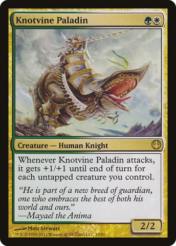 {R} Knotvine Paladin [Duel Decks: Knights vs. Dragons][DDG 010]