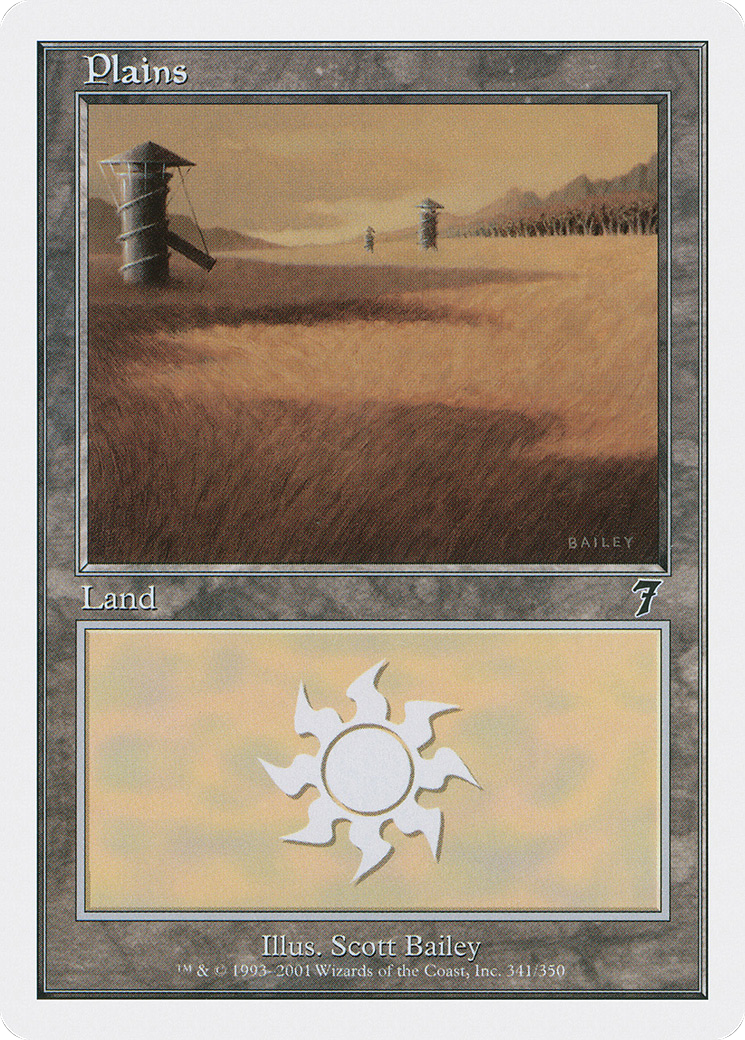 {B}[7ED 341] Plains (341) [Seventh Edition]