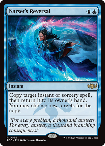 {R} Narset's Reversal [Tarkir: Dragonstorm Commander][TDC 092]