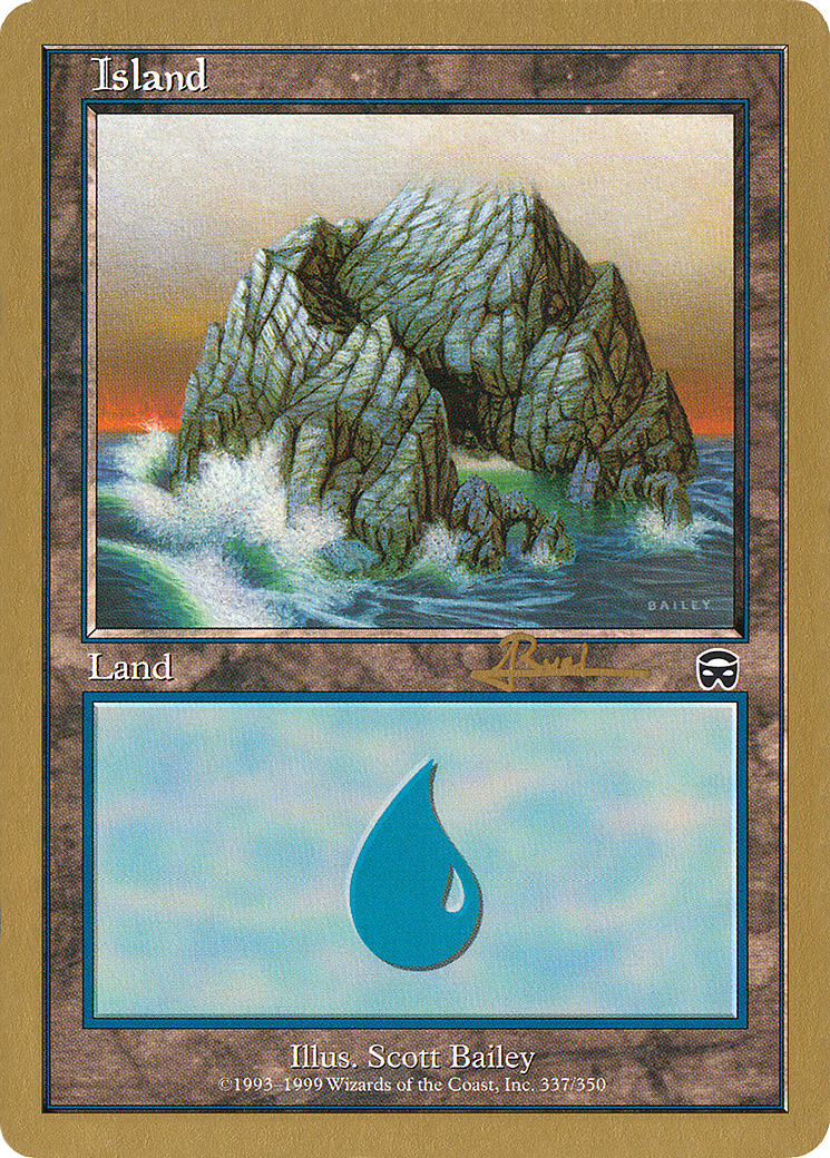 {B}[GB WC01 AR337] Island (ar337) (Antoine Ruel) [World Championship Decks 2001]