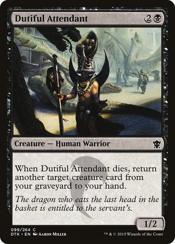 {C} Dutiful Attendant [Dragons of Tarkir][DTK 099]
