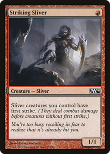 {C} Striking Sliver [Magic 2014][M14 157] - Misty Mountain Games