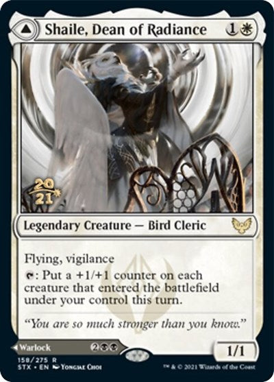 {R} Shaile, Dean of Radiance // Embrose, Dean of Shadow [Strixhaven: School of Mages Prerelease Promos][PR STX 158]