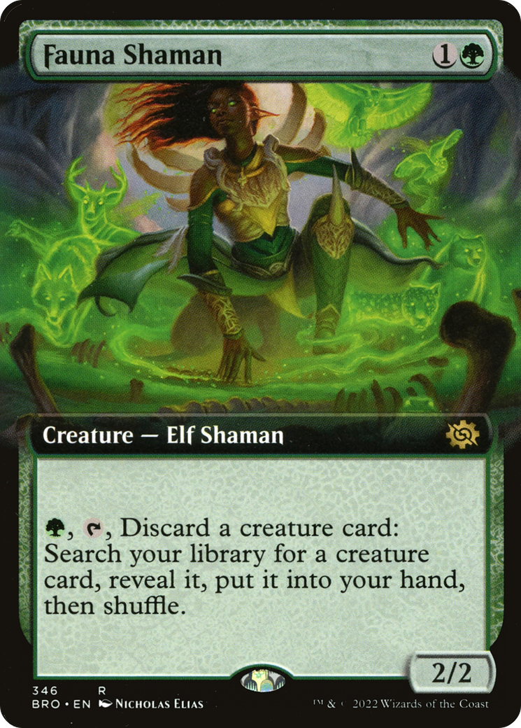 {R} Fauna Shaman (Extended Art) [The Brothers' War][BRO 346]