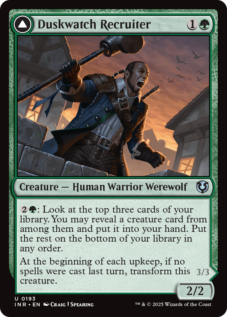 {C} Duskwatch Recruiter // Krallenhorde Howler [Innistrad Remastered][INR 193]