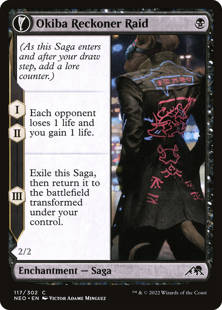 {C} Okiba Reckoner Raid // Nezumi Road Captain [Kamigawa: Neon Dynasty][NEO 117]