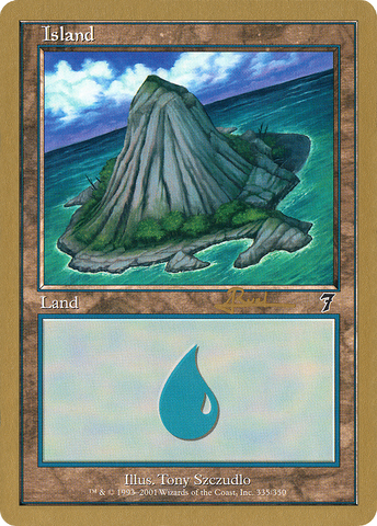 {B}[GB WC01 AR335] Island (ar335) (Antoine Ruel) [World Championship Decks 2001]