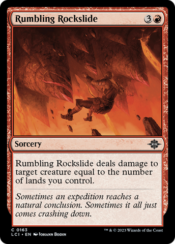 {@C} Rumbling Rockslide [The Lost Caverns of Ixalan][LCI 163]