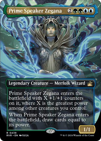 {R} Prime Speaker Zegana (Anime Borderless) [Ravnica Remastered][RVR 439]