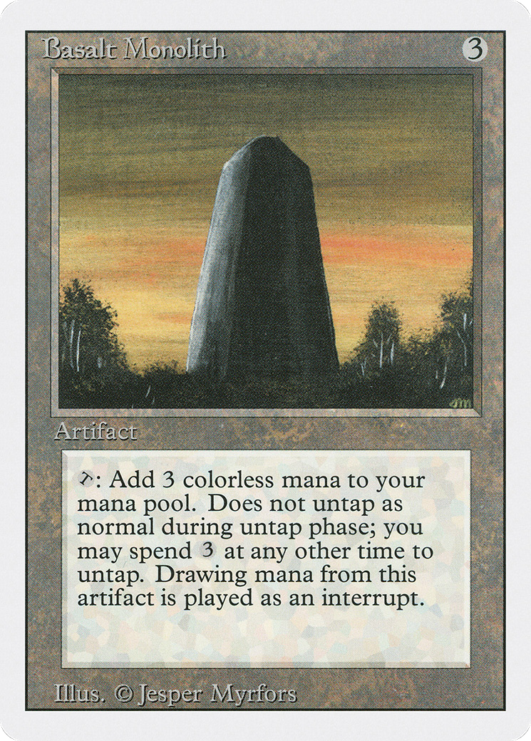 {C} Basalt Monolith [Revised Edition][3ED 235]