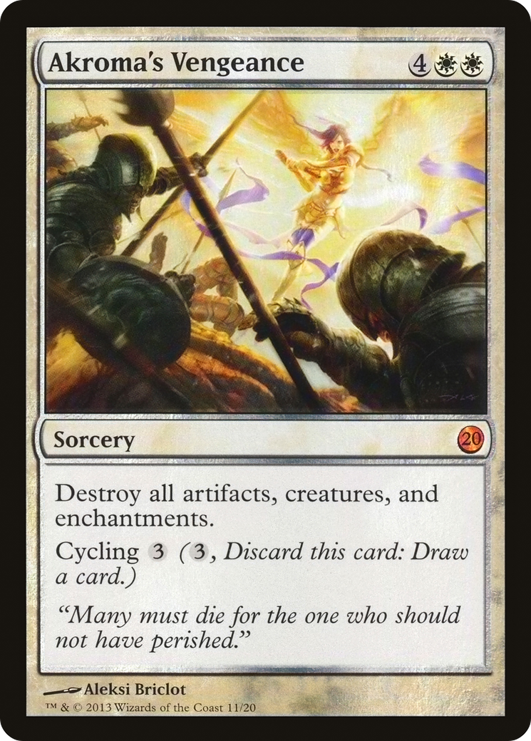 {R} Akroma's Vengeance [From the Vault: Twenty][V13 011]