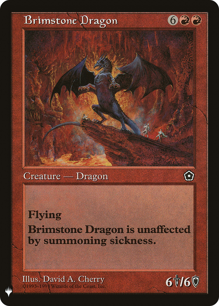 {R} Brimstone Dragon [Mystery Booster][LS P02 092]