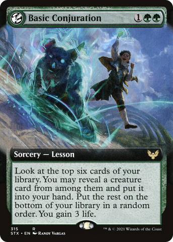{R} Basic Conjuration (Extended Art) [Strixhaven: School of Mages][STX 315]