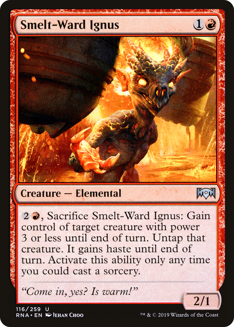 {C} Smelt-Ward Ignus [Ravnica Allegiance][RNA 116] - Misty Mountain Games