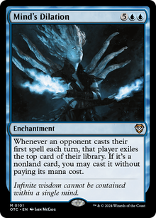{R} Mind's Dilation [Outlaws of Thunder Junction Commander][OTC 101]