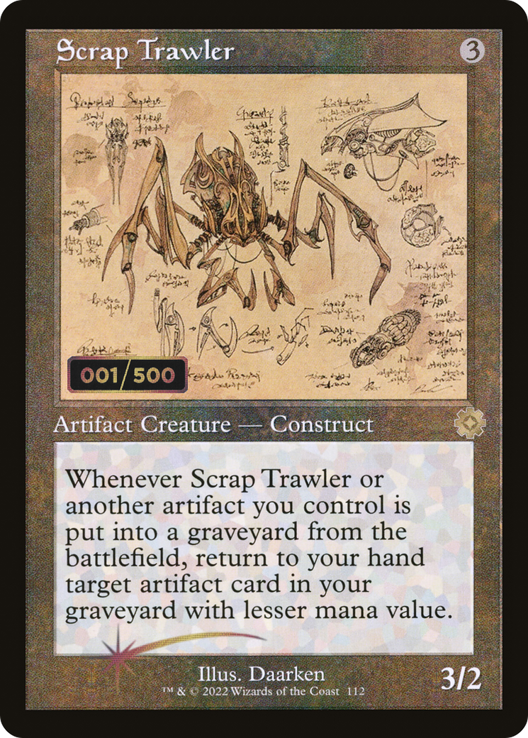 {R} Scrap Trawler (Schematic) (Serial Numbered) [The Brothers' War Retro Artifacts][BRR 112]
