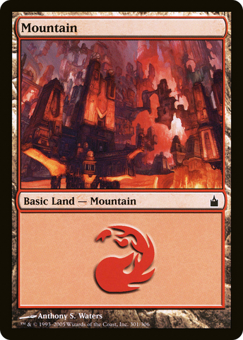 {B}[RAV 301] Mountain (301) [Ravnica: City of Guilds]