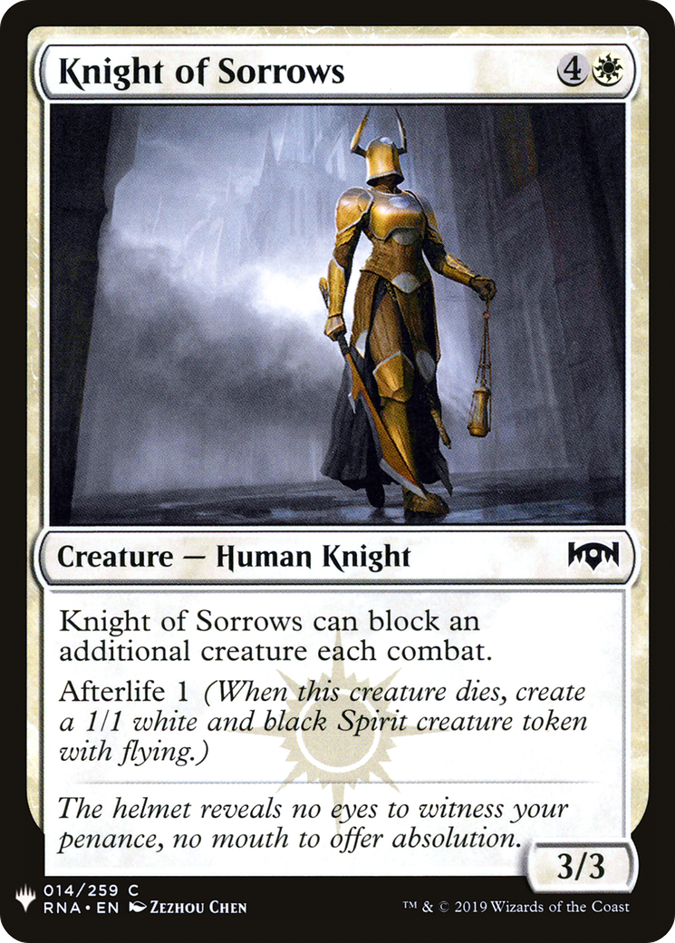 {C} Knight of Sorrows [Mystery Booster][LS RNA 014]