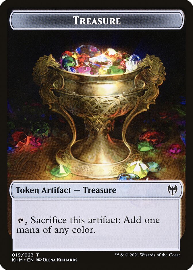 {T} Treasure // Clue Double-sided Token [Pioneer Challenger Decks 2022][TQ07 019]