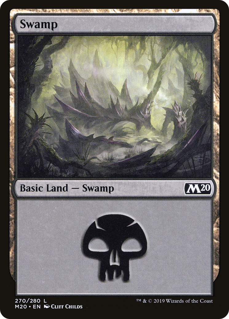 {B}[M20 270] Swamp (270) [Core Set 2020]