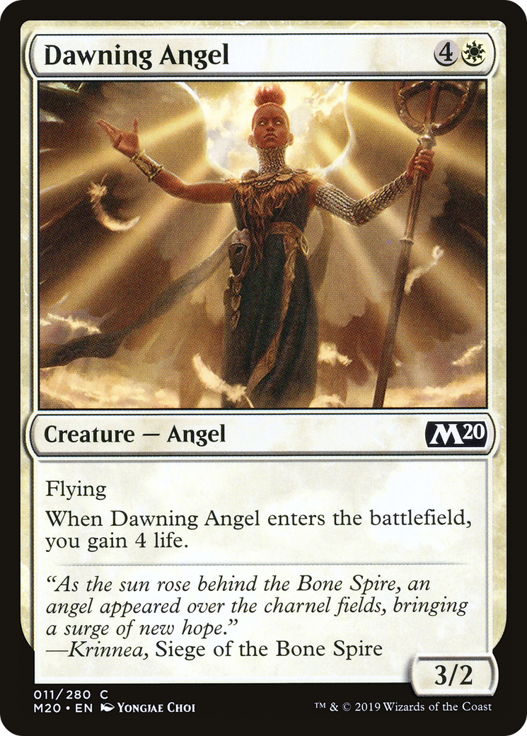 {C} Dawning Angel [Core Set 2020][M20 011]