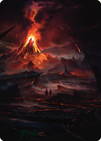 {A} Valley of Gorgoroth Art Card [The Lord of the Rings: Tales of Middle-earth Art Series][ALTR 080]