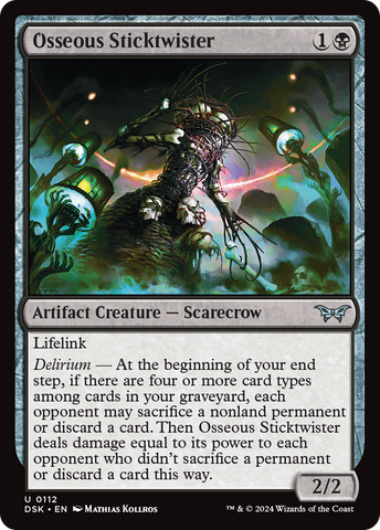 {@C} Osseous Sticktwister [Duskmourn: House of Horror][DSK 112]