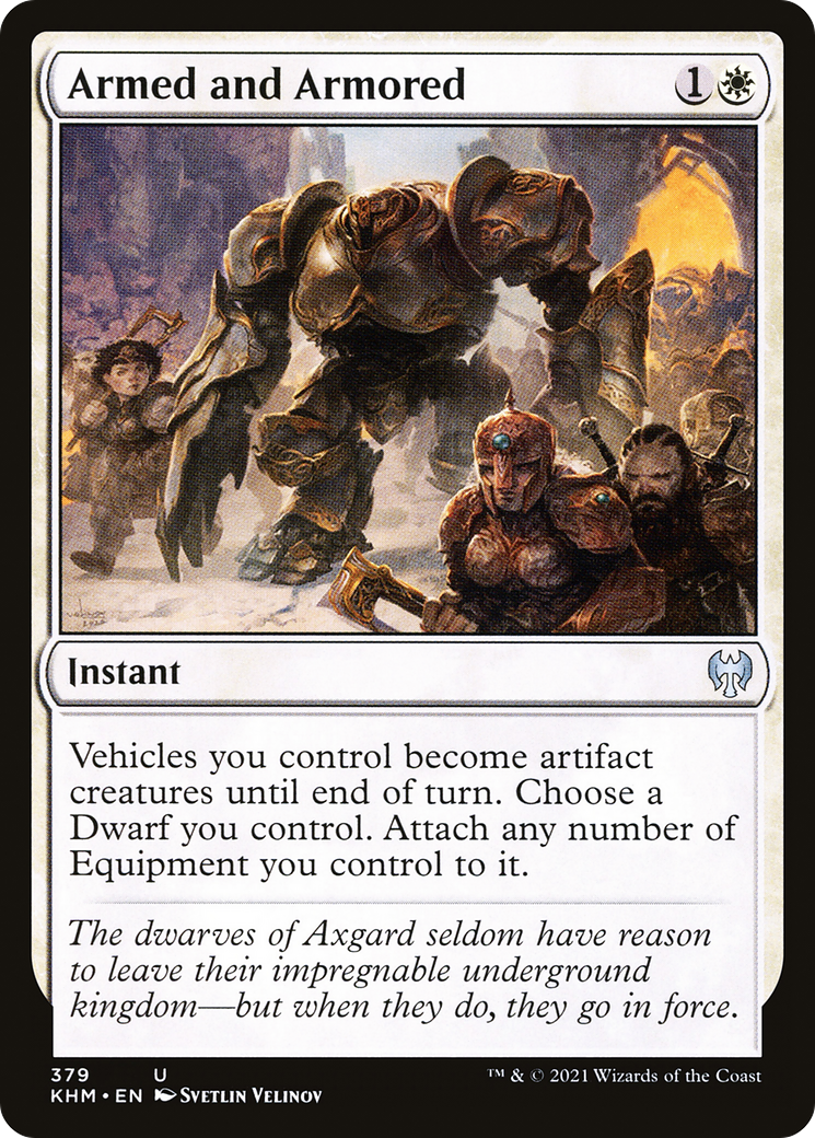 {C} Armed and Armored [Kaldheim][KHM 379]