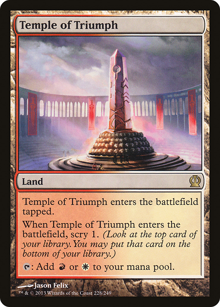 {R} Temple of Triumph [Theros][THS 228] - Misty Mountain Games