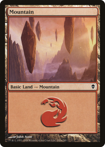 {B}[ZEN 242] Mountain (242a) [Zendikar]