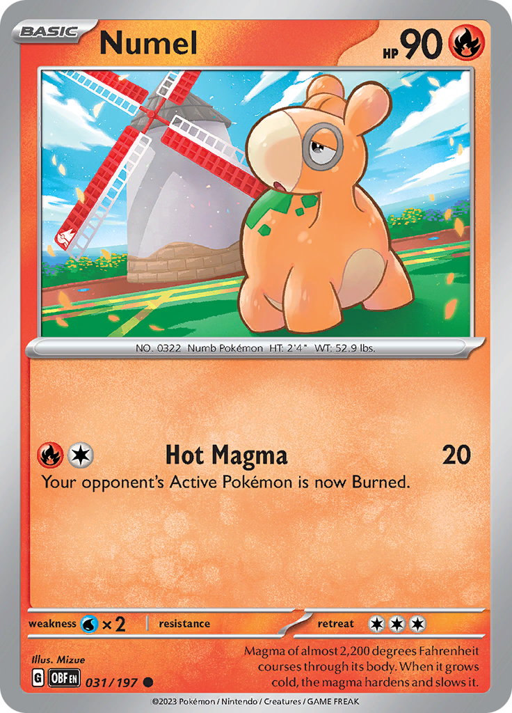 [PKM-C] Numel (031/197) [Scarlet & Violet: Obsidian Flames]