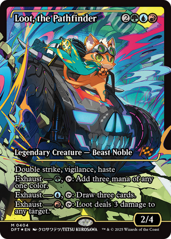 {@R} Loot, the Pathfinder (Showcase) [Aetherdrift][DFT 404]